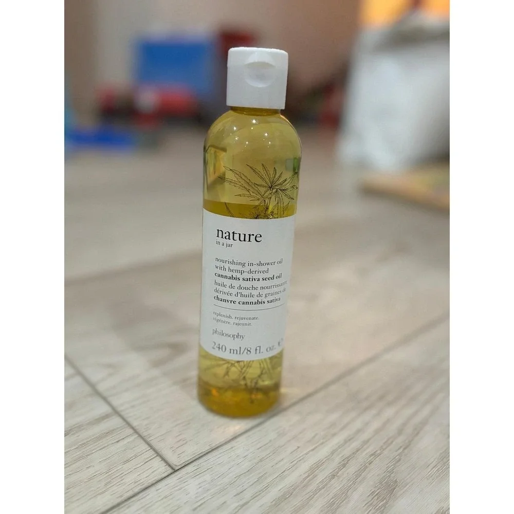 Philosophy Nature in a Jar Nourishing In-Shower Oil Hemp Sativa Seed Oil 8oz